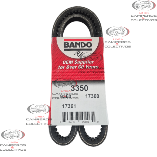 CORREA VENTILADOR TOYOTA BURBUJA 4.5L