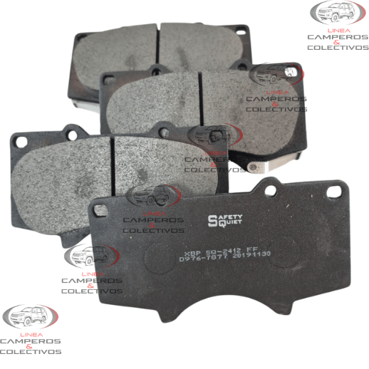 PASTILLA FRENO TOYOTA DELANTERA PRADO/VIGO/FOTUNER/FJ CRUISER/4RUNNER/MITUSUBISHI NEW MONTERO