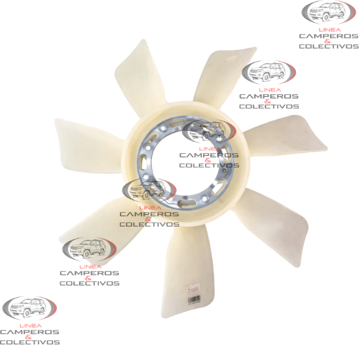 VENTILADOR PLASTICO MITSUBISHI MONTERO 7 ASPAS